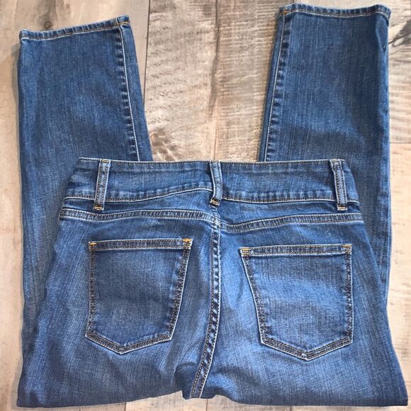 TALBOTS blue Signature Crop jeans- size 4/27‎ - Picture 3 of 9